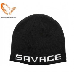 Шапка SAVAGE GEAR Logo Beanie Black/White