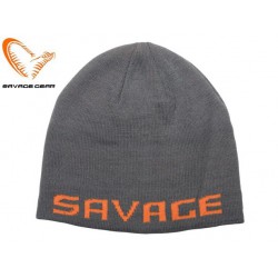 Шапка SAVAGE GEAR Logo Beanie Rock Grey/Orange