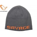 Шапка SAVAGE GEAR Logo Beanie Rock Grey/Orange