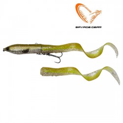 Приманка Savage Gear 3D Hard Eel 2+1 17cm 50g SS (Green Silver AYU)
