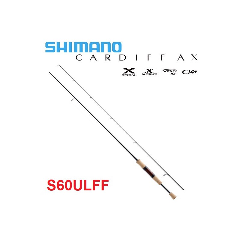 Спиннинг SHIMANO CARDIFF AX S60ULFF (1,83м/0,7-6гр) в магазине