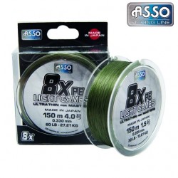 ASSO LIGHT GAMES 8X PE 0,148 (150м) зеленый