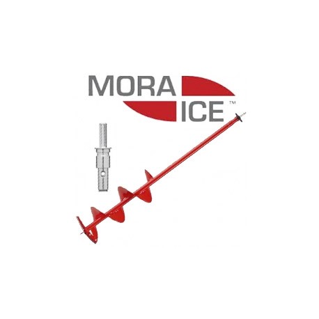 Шнек MORA ICE Easy Cordless 150 под шуруповёрт(с прямыми ножами и адаптером 18мм)