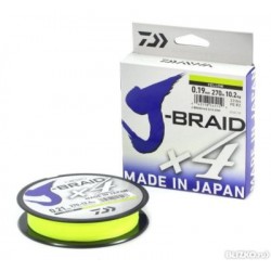 DAIWA  J-BRAID X4 (Yellow) 135м