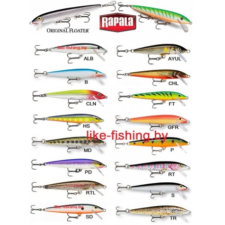 RAPALA ORIGINAL FLOATER F05