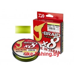 DAIWA J-BRAID GRAND X8 0.10 (Yellow) 135м