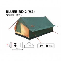 Палатка TOTEM Bluebird 2 (V2)